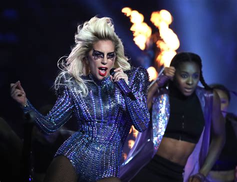 Lady Gaga in the performance